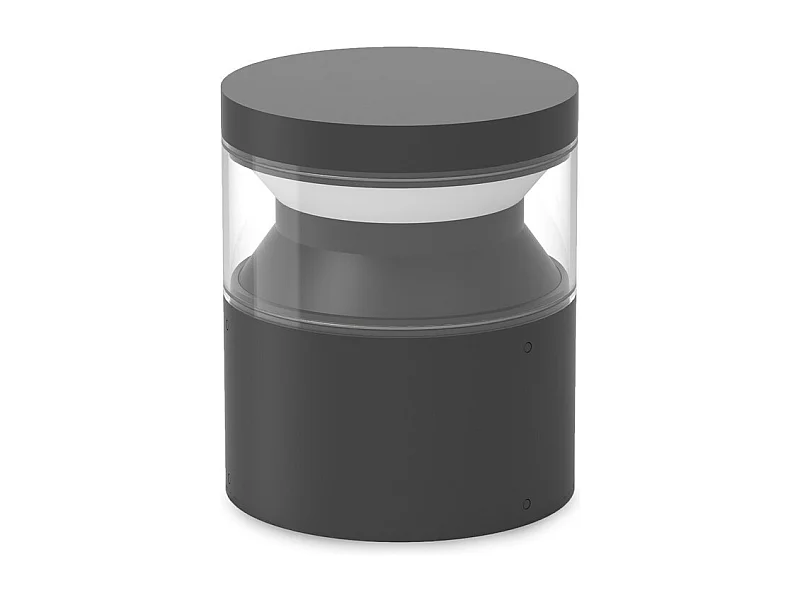 Ideal Lux BOEING Lampe d'extérieur sur pied à LED 15 cm Noir 3000 K IP65