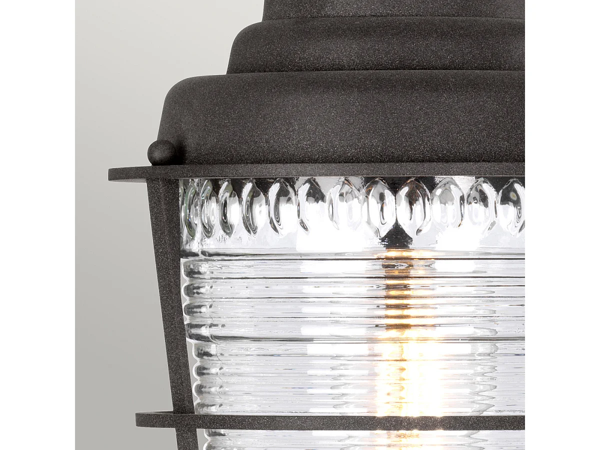 Chance Harbor Kichler Outdoor 1 Licht Sockel Laterne verwittert Zink IP44