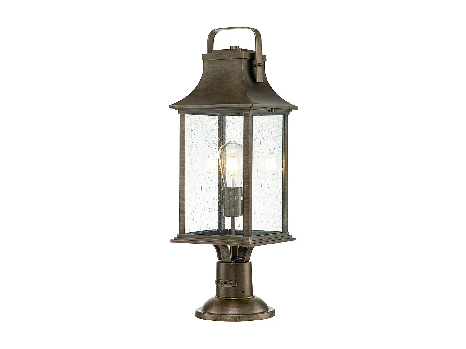 Elstead Hinkley Grant Outdoor-Sockelleuchte Brünierte Bronze, IP44