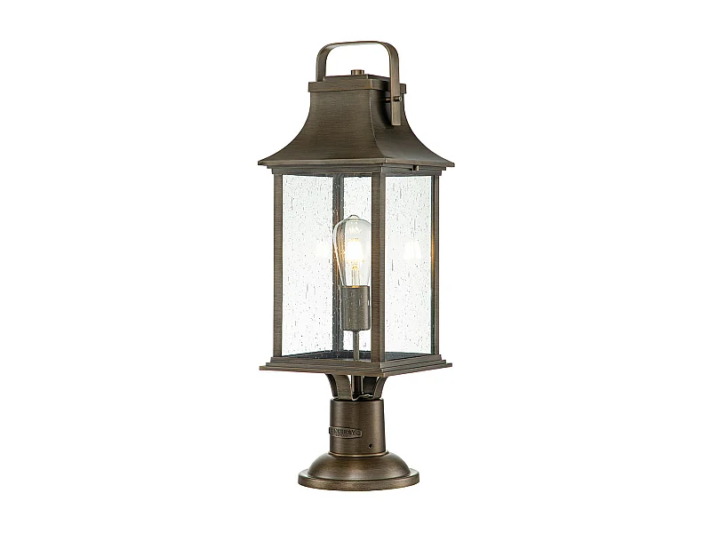 Elstead Hinkley Grant Outdoor-Sockelleuchte Brünierte Bronze, IP44