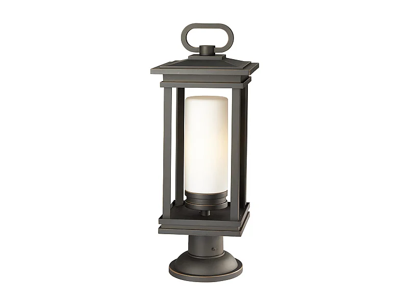 Elstead South Hope - 1 Licht Großes Außenpodestlicht Bronze IP44, E27