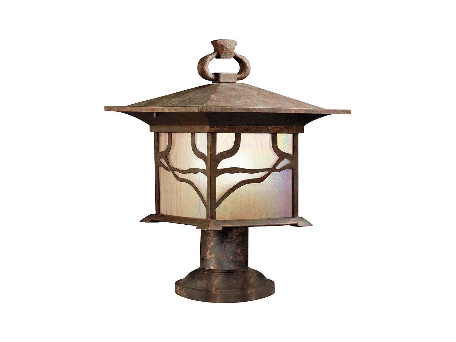 Morris Kichler Outdoor 1 Licht Sockellaterne Kupfer IP44