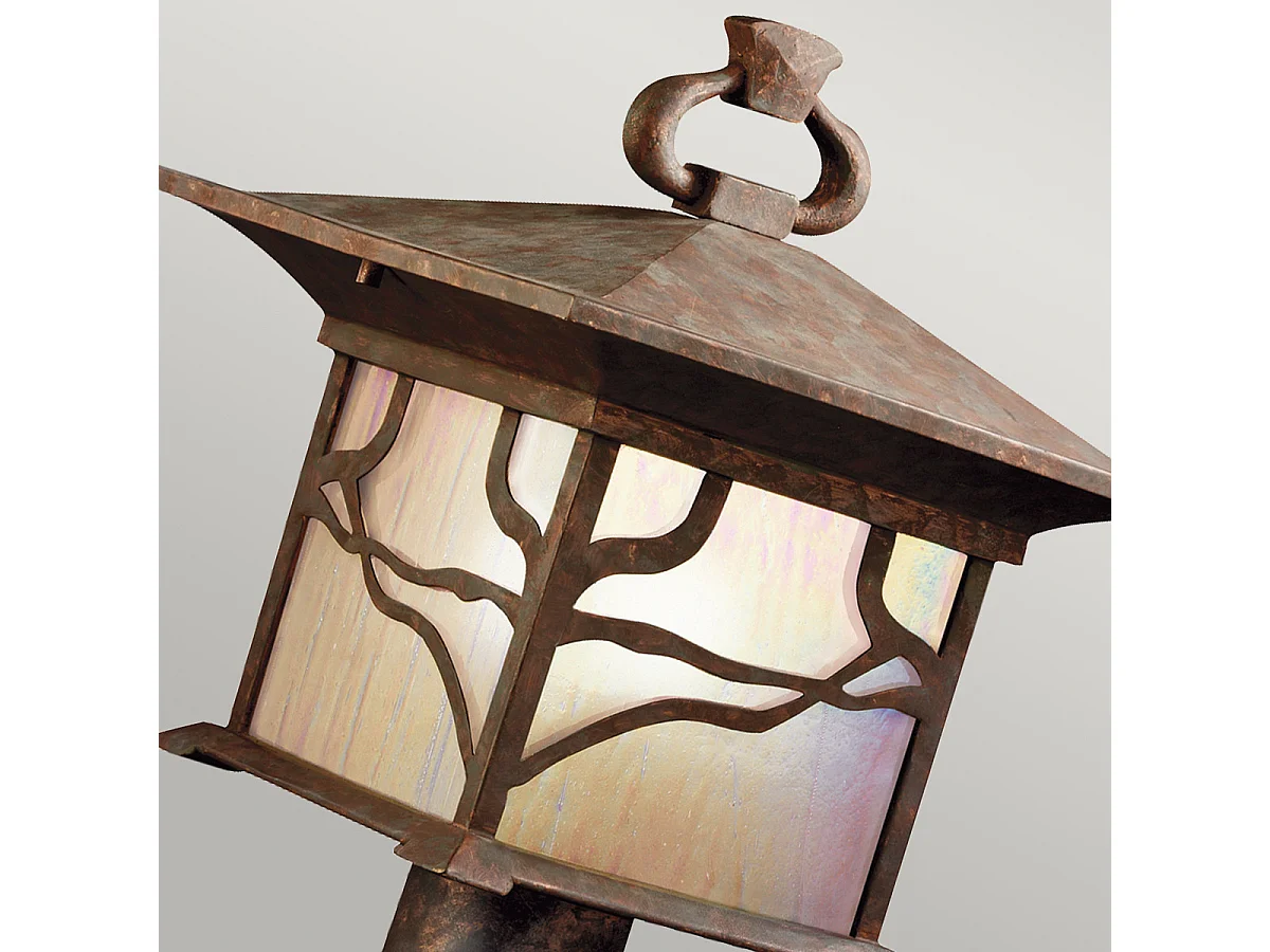 Morris Kichler Outdoor 1 Licht Sockellaterne Kupfer IP44