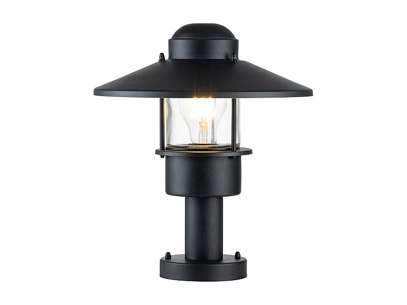 Elstead Klampenborg Utomhussockelljus Svart, IP44