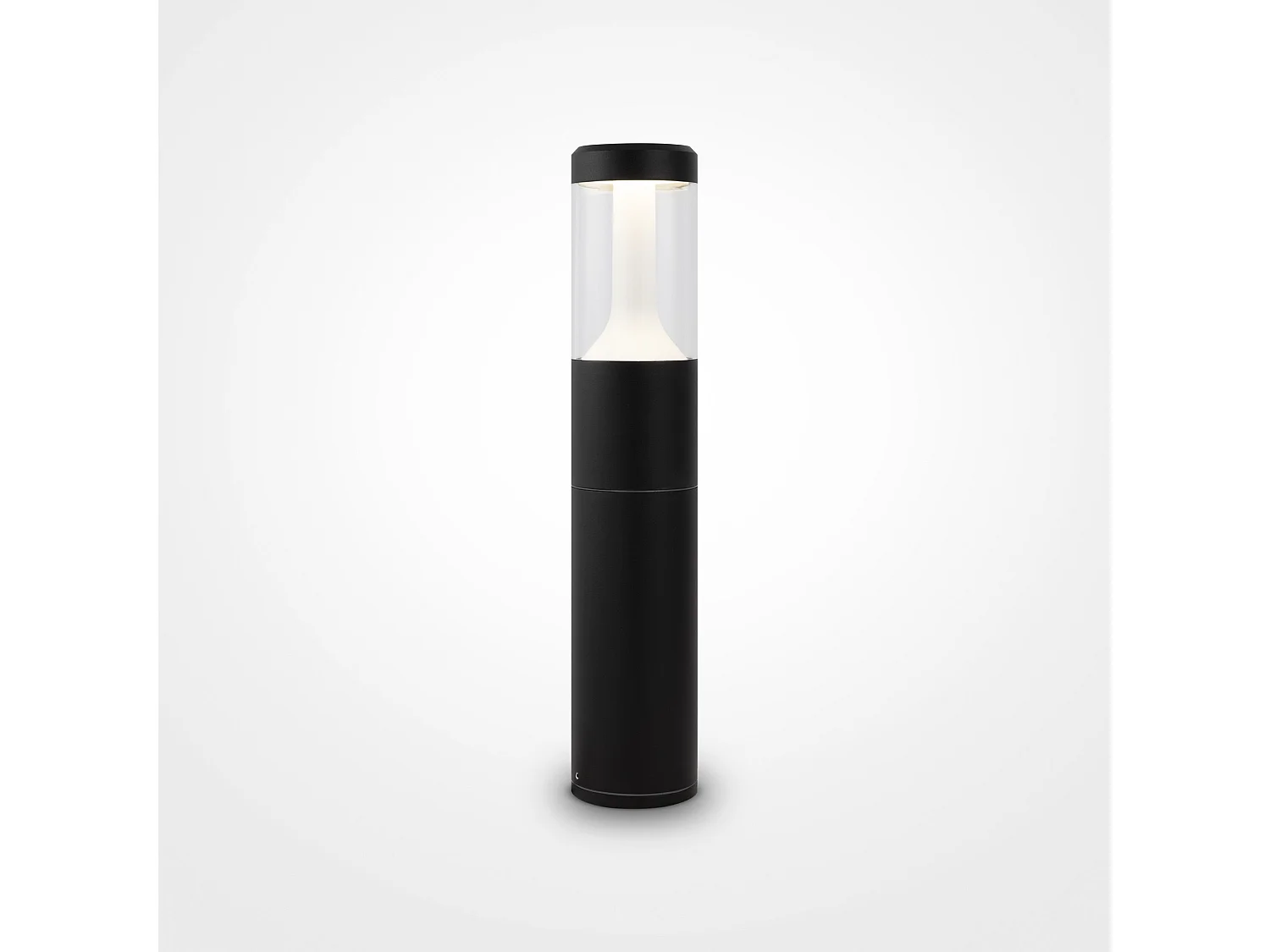 Maytoni Koln Außenpoller Schwarz, 45cm 4000K IP54