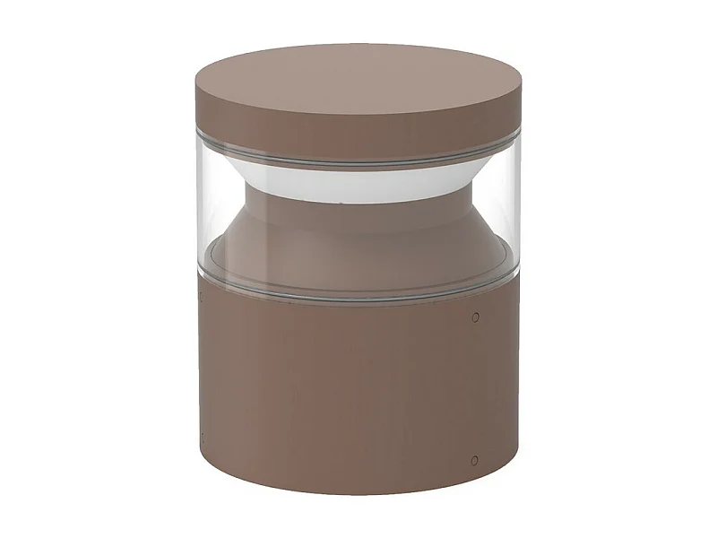 Ideal Lux BOEING 15cm LED Sockelleuchte für den Außenbereich Kaffee 3000K IP65