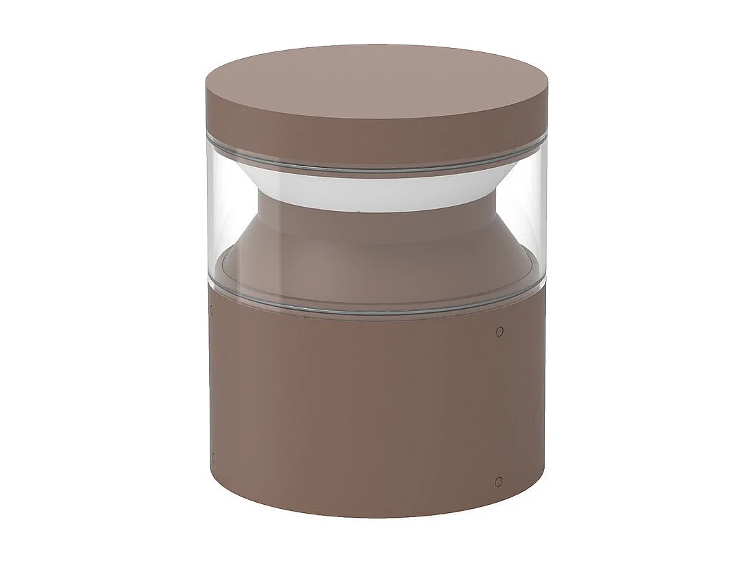 Ideal Lux BOEING Luce a piedistallo per esterni a LED da 15 cm, colore caffè 3000K, IP65