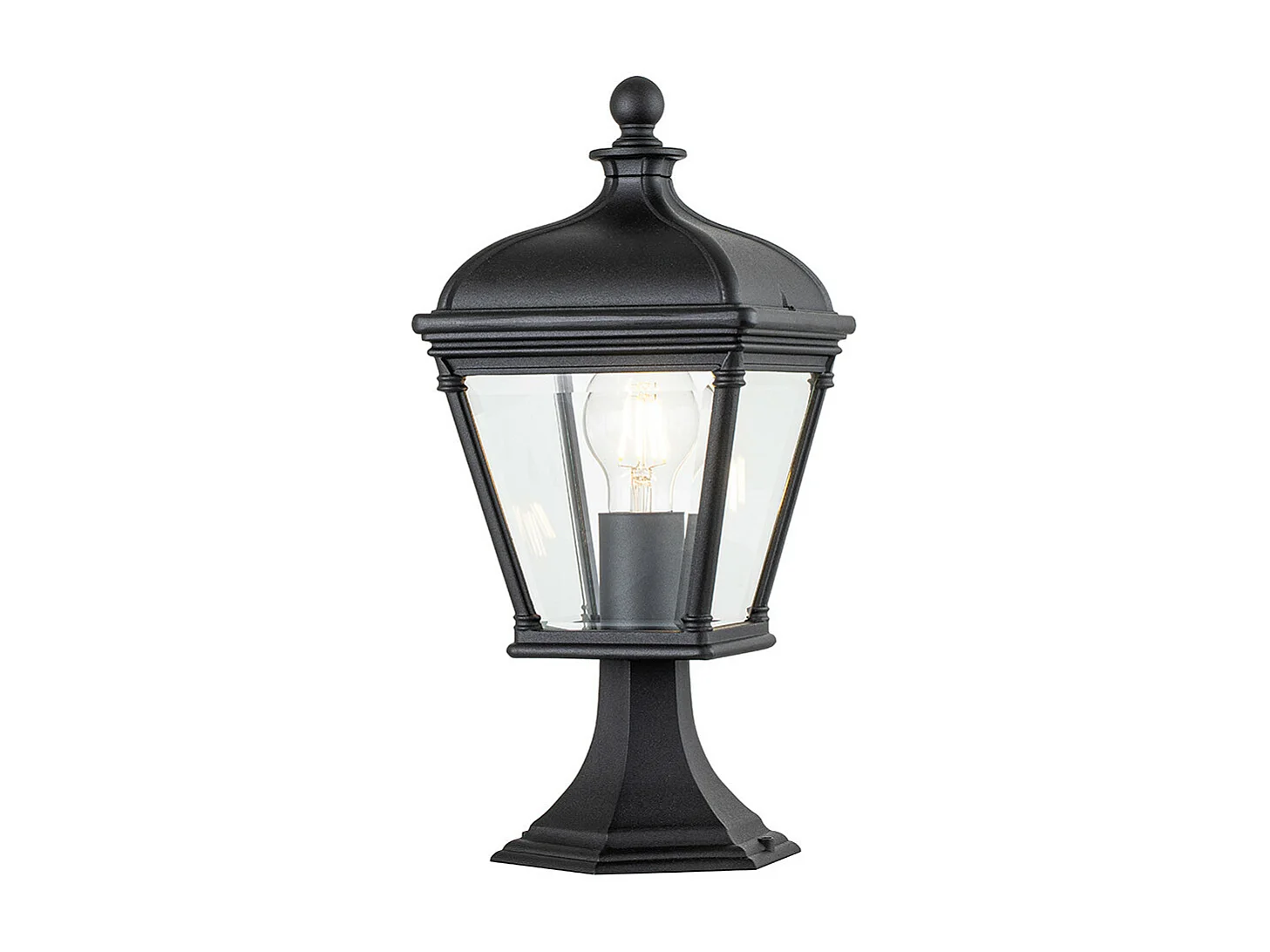 Elstead Bayview Außen-Sockelleuchte Schwarz, IP44