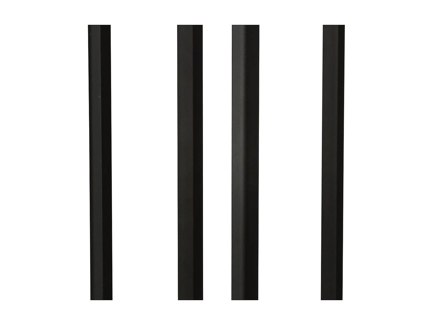 Searchlight 1Lt Outdoor Post - 900mm, Nero Con Diffusore Trasparente