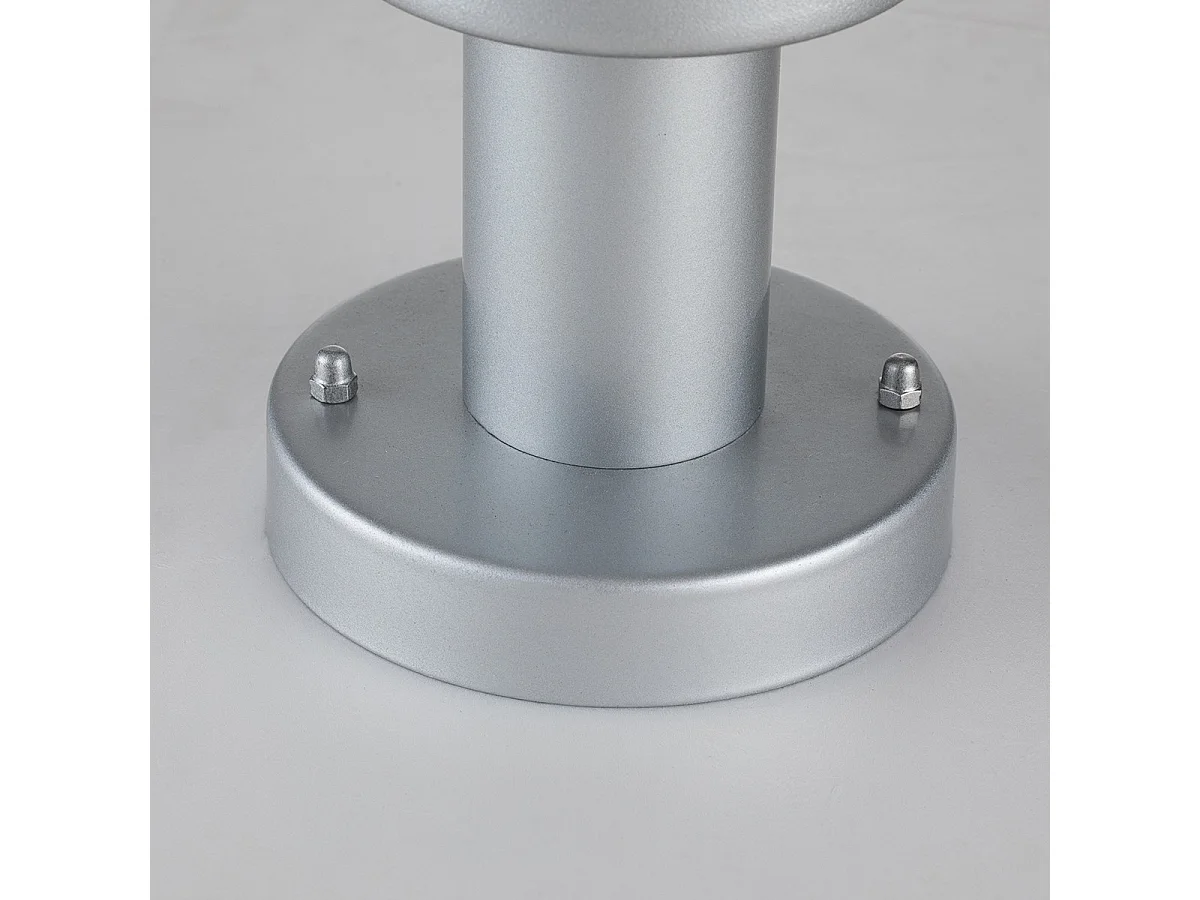 Elstead Klampenborg Outdoor Piedestal Light Silver, IP44