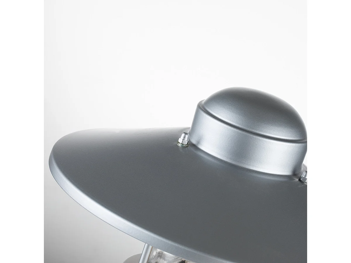 Elstead Klampenborg Outdoor Piedestal Light Silver, IP44