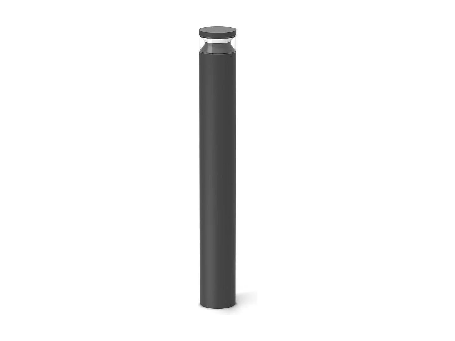 Ideal Lux BOEING Borne LED d'extérieur 100 cm Noir 3000K IP65