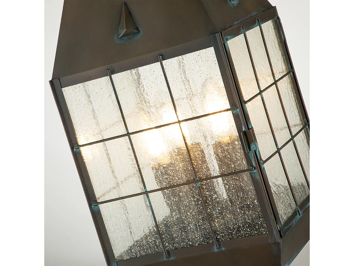 Elstead Hinkley Nantucket Outdoor-Sockel, leicht gealtertes Messing, IP44