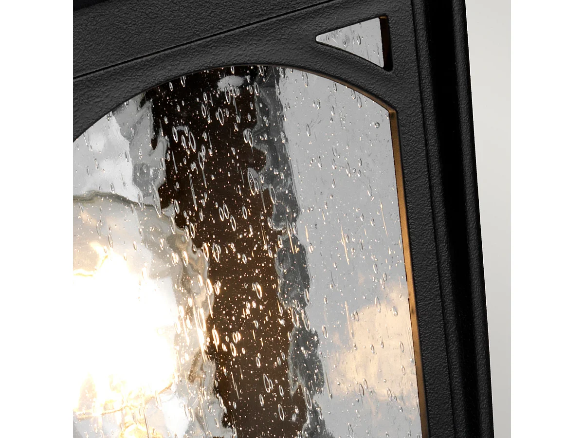 Elstead Bedford - 1 lanterna a piedistallo medio leggera - finitura Mystic Black, E27