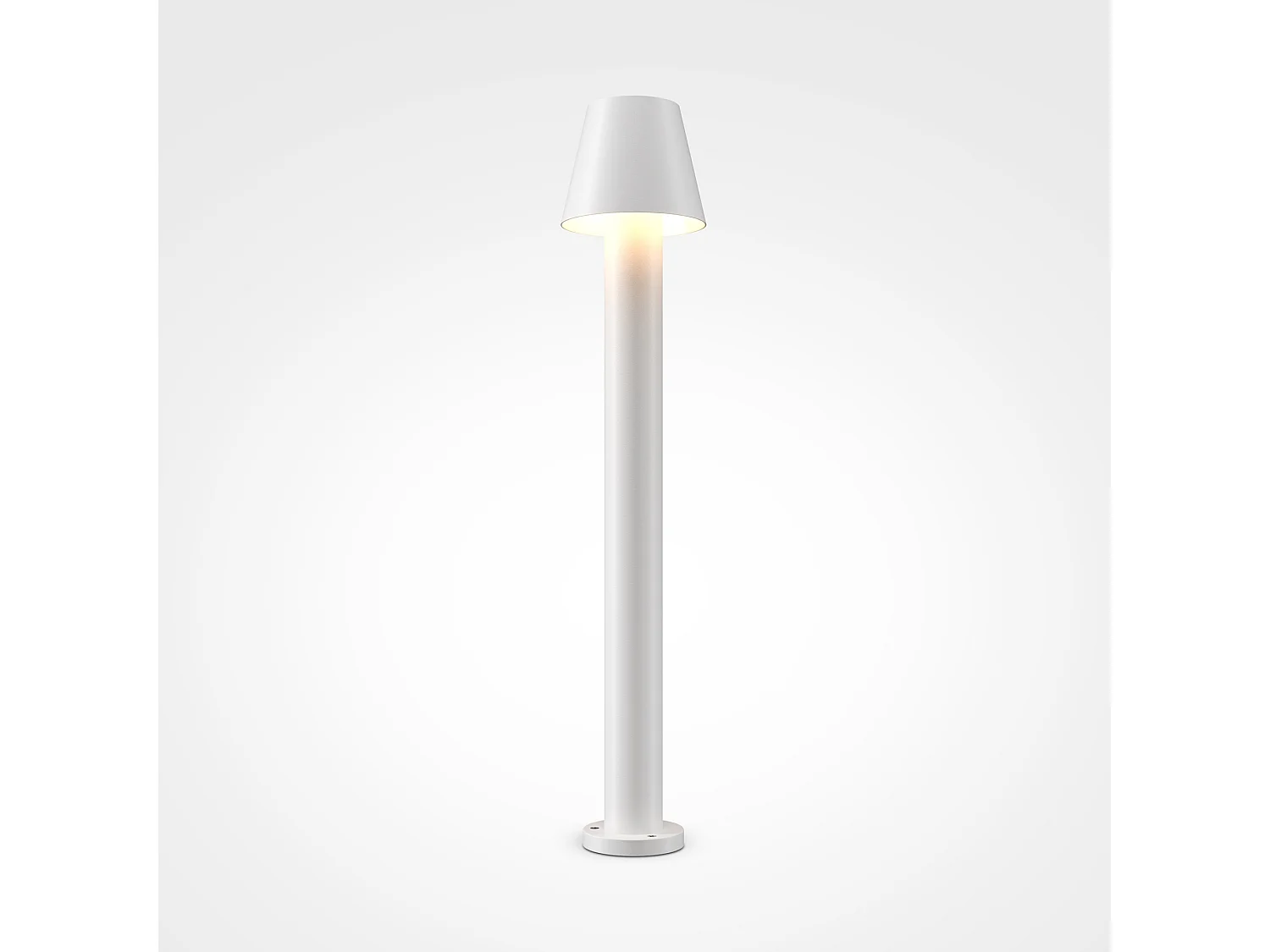 Maytoni Harz Außenpoller Weiß 3000K IP65