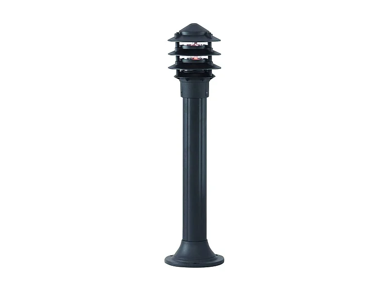 Searchlicht Outdoor Posts - 1 Licht Außenpoller Licht Schwarz IP44, E27