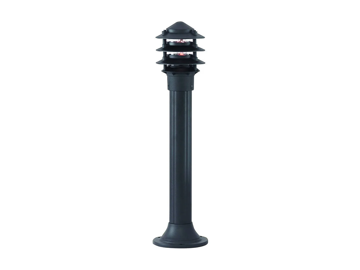 Searchlicht Outdoor Posts - 1 Licht Außenpoller Licht Schwarz IP44, E27