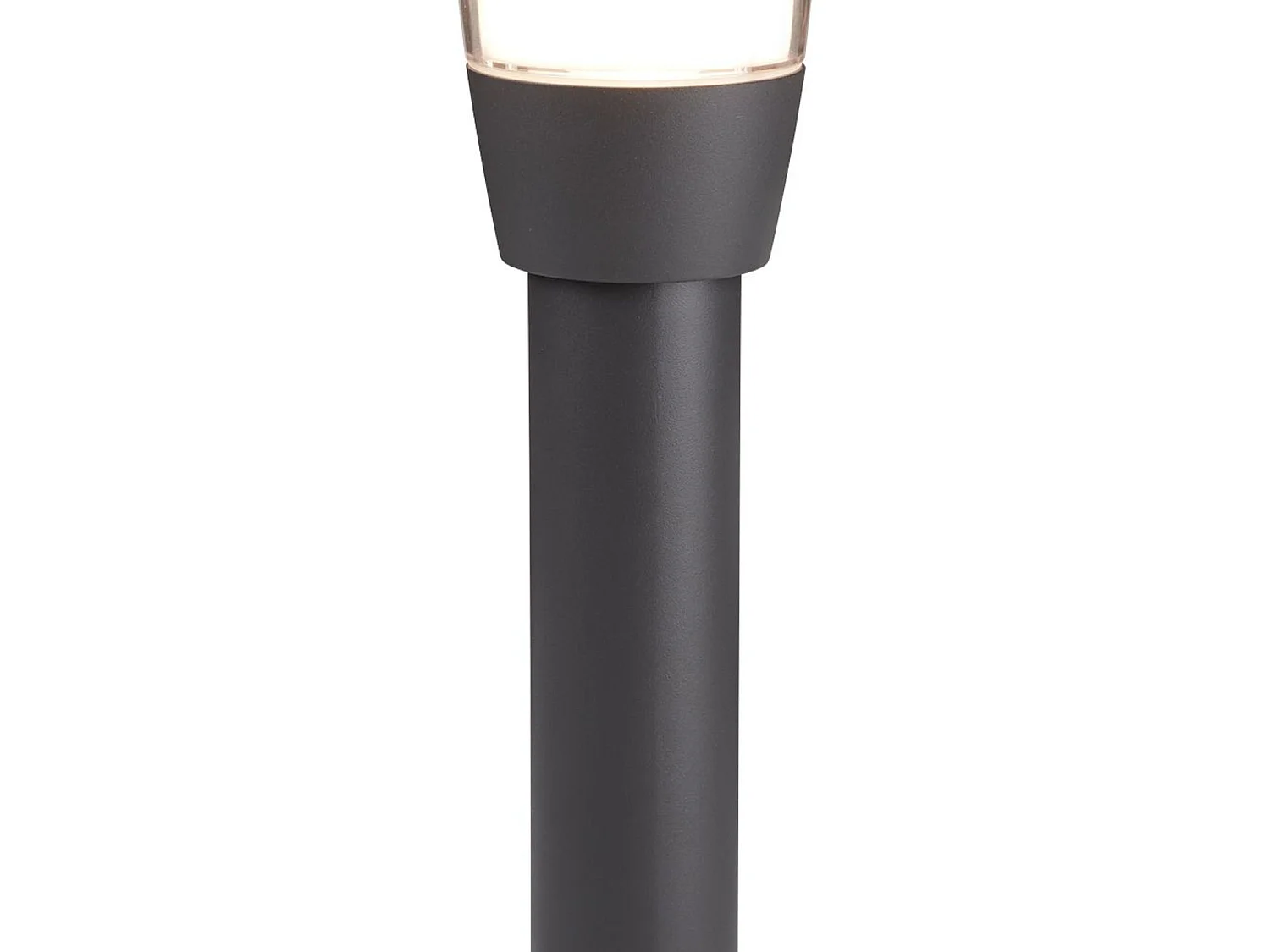 Searchlight Tucson - Paletto luminoso da esterno 1 luce piccolo grigio scuro IP44, attacco E27