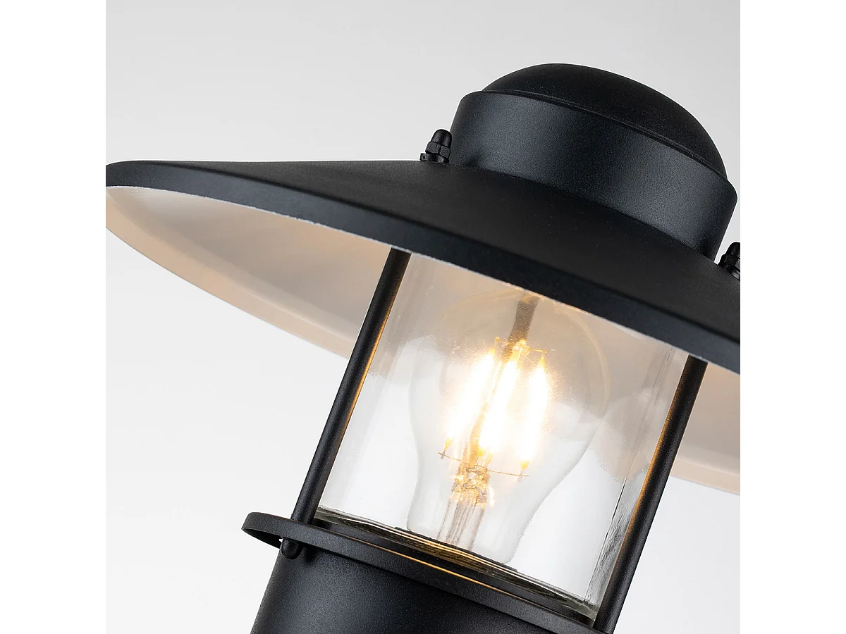 Elstead Klampenborg Lampada da esterno con piedistallo nero, IP44
