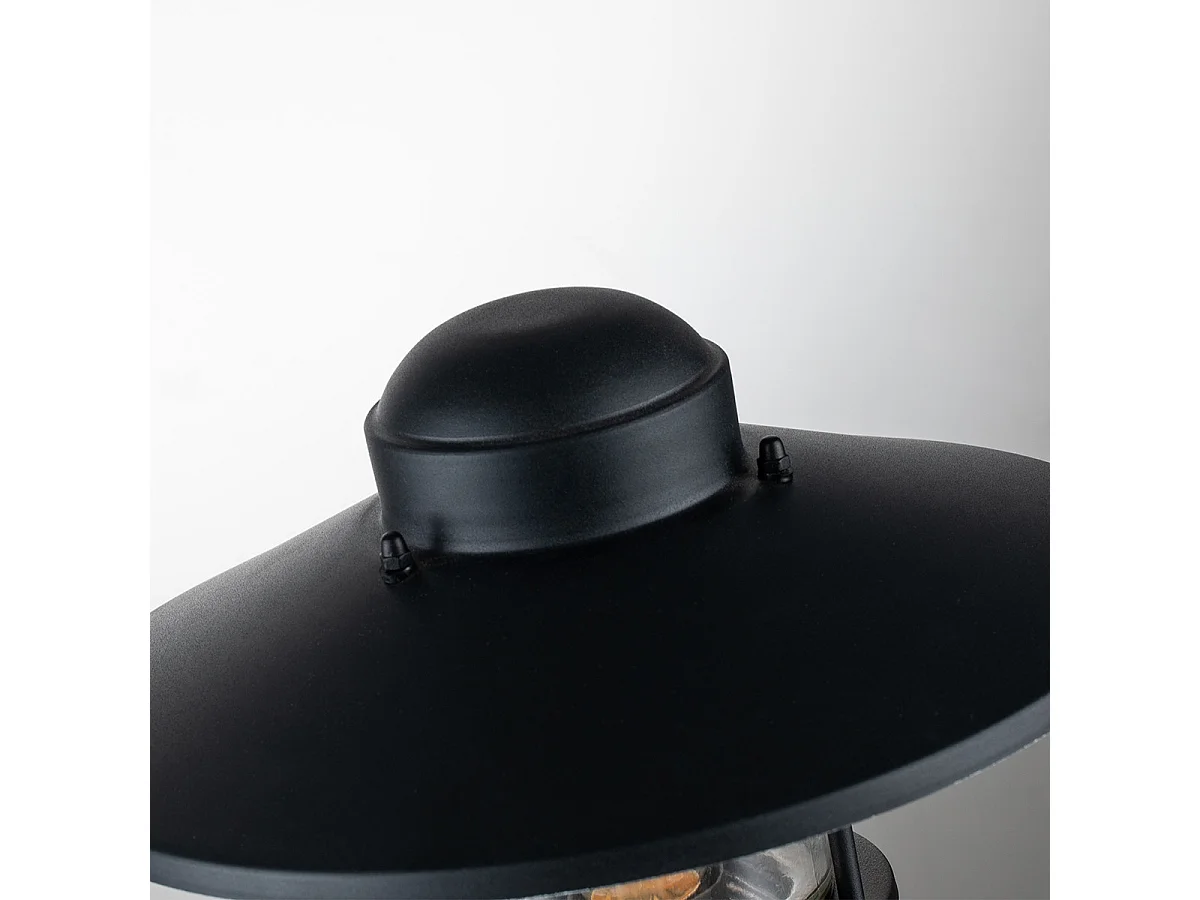 Elstead Klampenborg Lampada da esterno con piedistallo nero, IP44