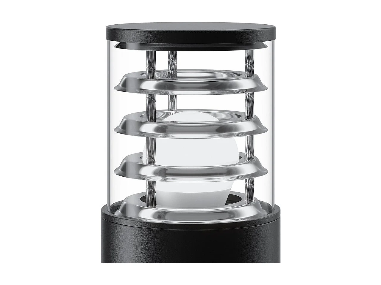 Maytoni Bronx Pedestal exterior negro, IP54