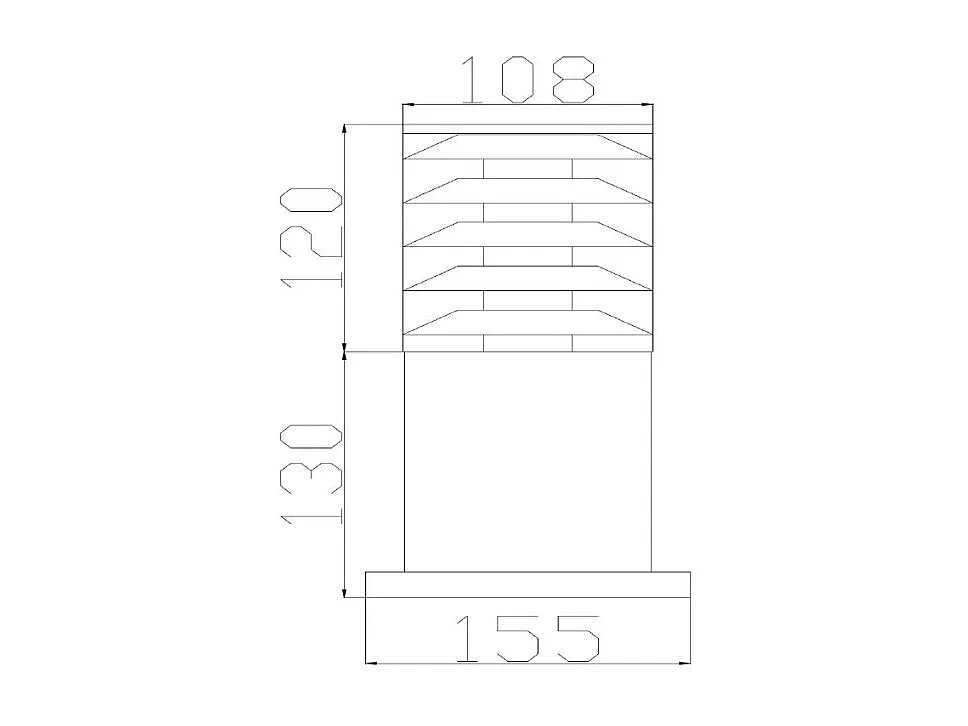 Maytoni Bronx Pedestal exterior negro, IP54