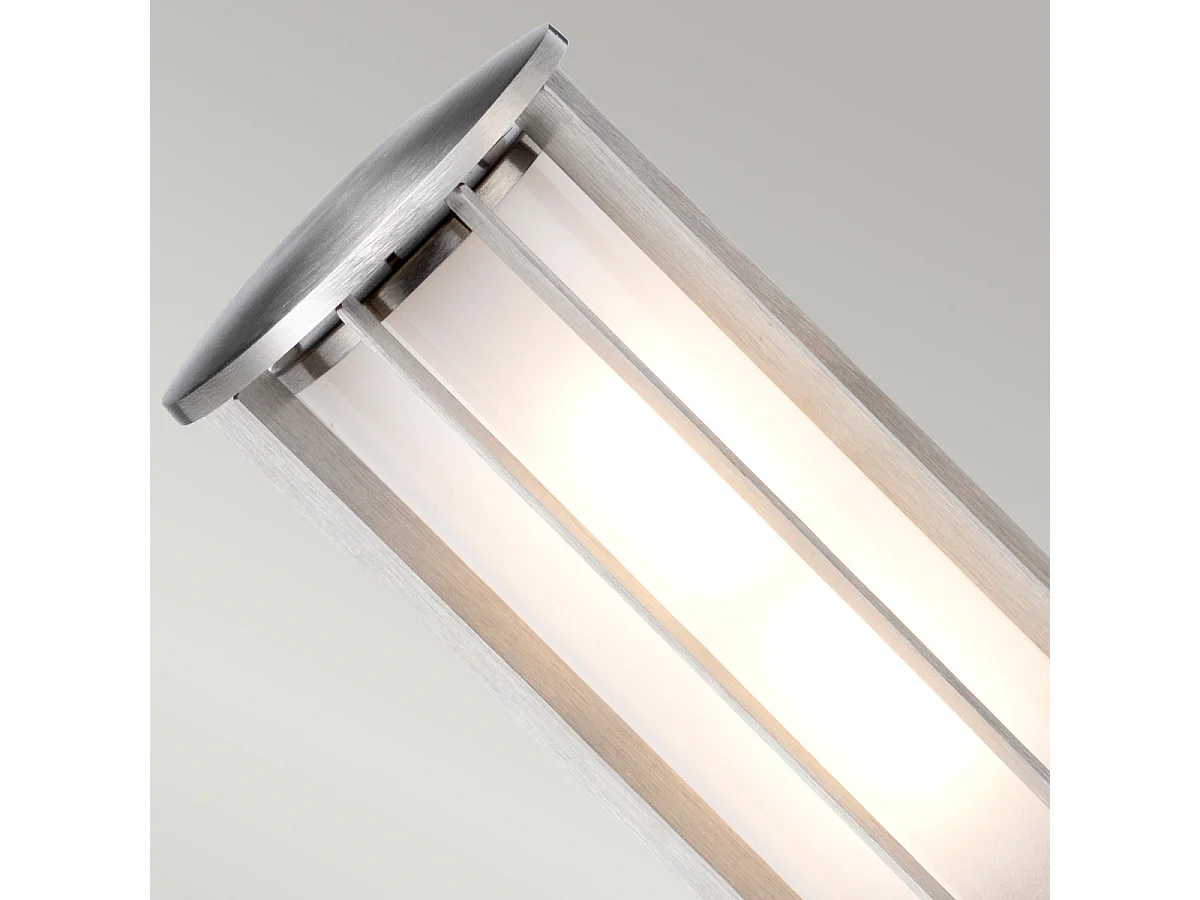 Elstead Hornsea Außenpoller aus Teakholz mit Edelstahl 316, IP55