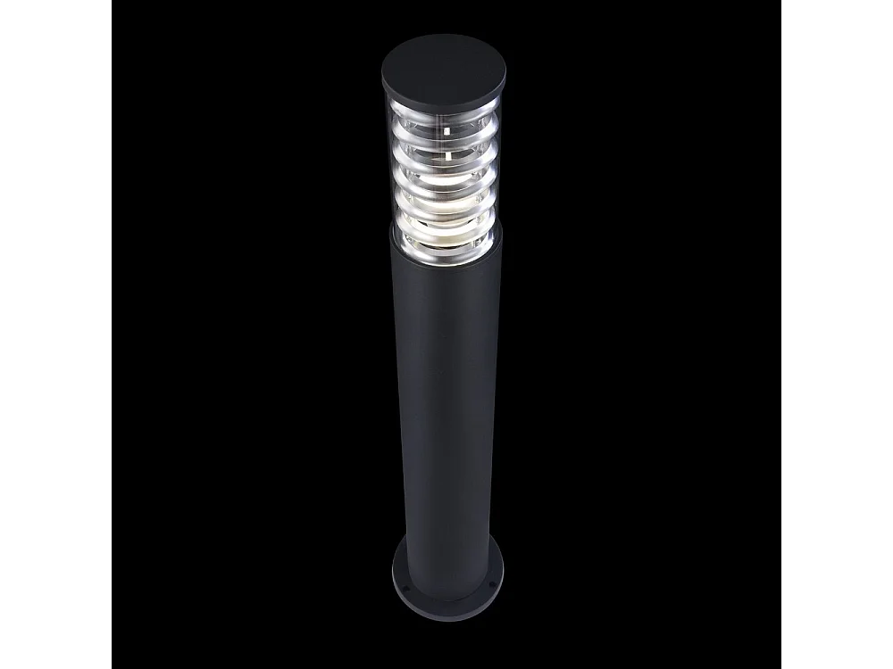 Bronx Bolardo de Pie Exterior Negro, 1 Luz IP54, E27