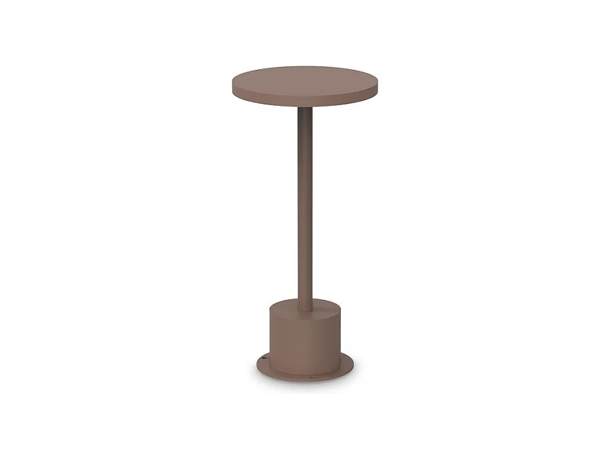 Ideal Lux TOFFEE Szeroka 25cm lampa LED zewnętrzna przenośna kawa 3000K IP65