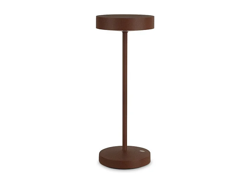 Ideal Lux TOFFEE Lampada da tavolo LED integrata da 32 cm, colore caffè 3000K, IP54