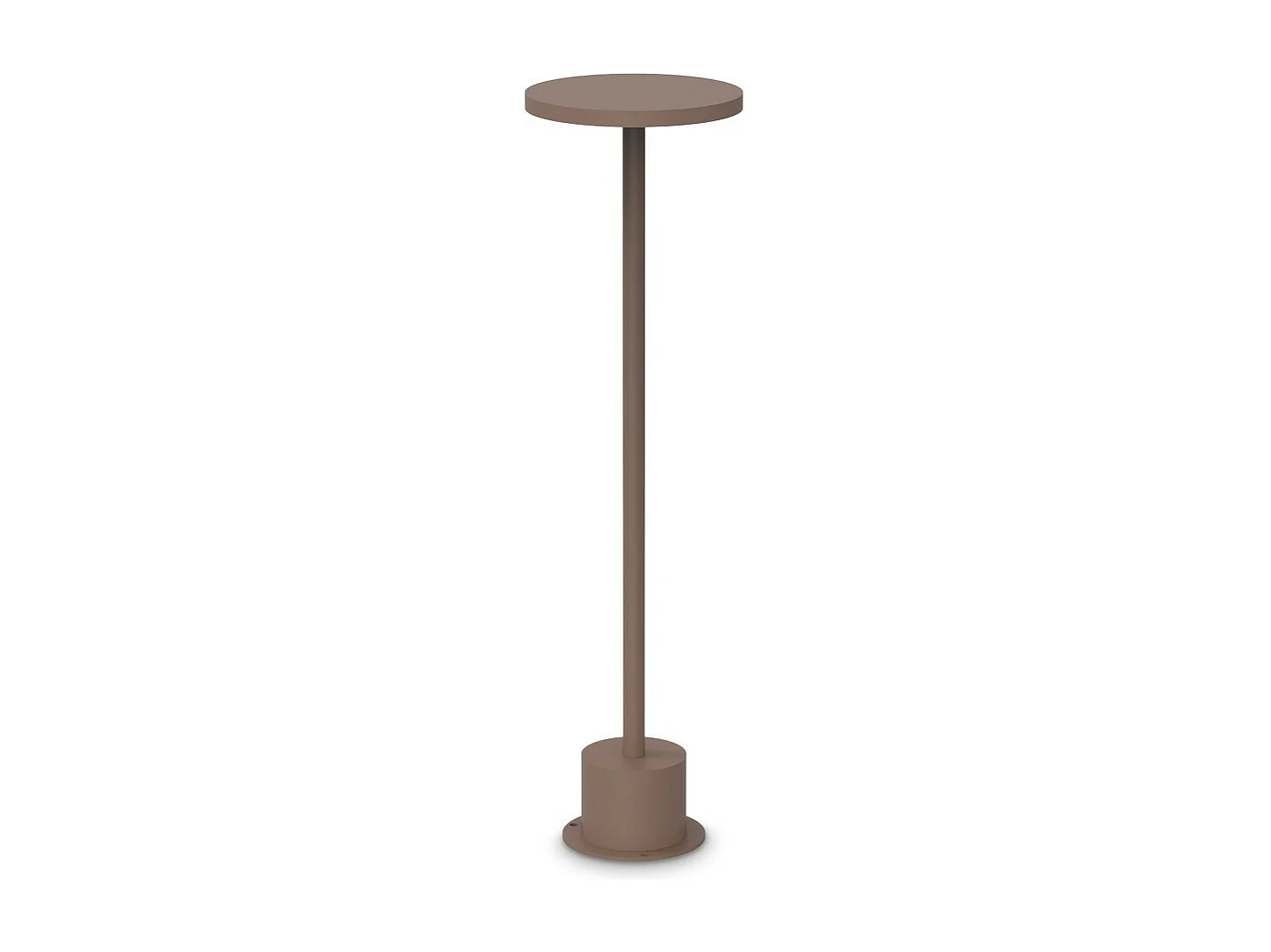 Ideal Lux TOFFEE Breite 50cm LED tragbare Außenlampe Kaffee 3000K IP65