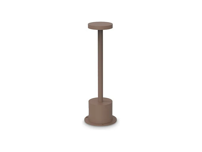 Ideal Lux TOFFEE Lampe d'extérieur portable à LED 25 cm Café 3000 K IP65