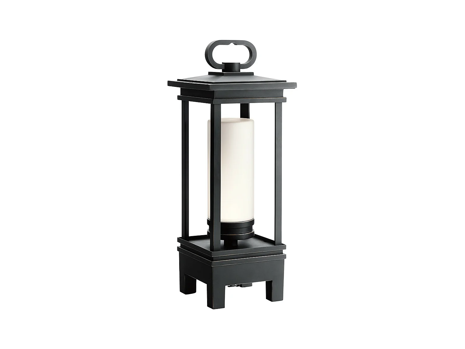 Elstead Kichler South Lampe portative d'extérieur à DEL intégrée, bronze frotté, 3000K, IP44