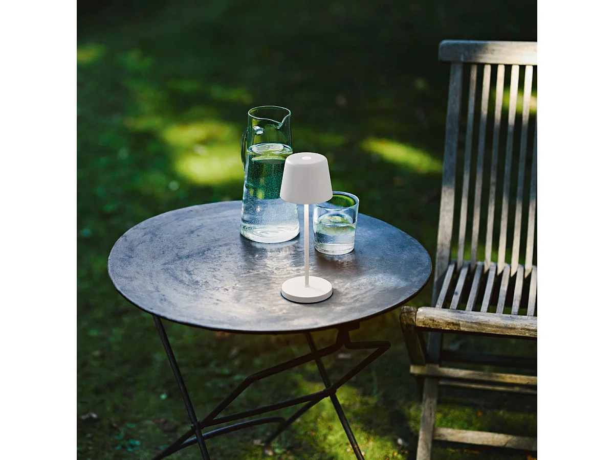 Ideal Lux CUTE Dimmbare tragbare LED-Außenlampe Weiß 2200-2700K IP65