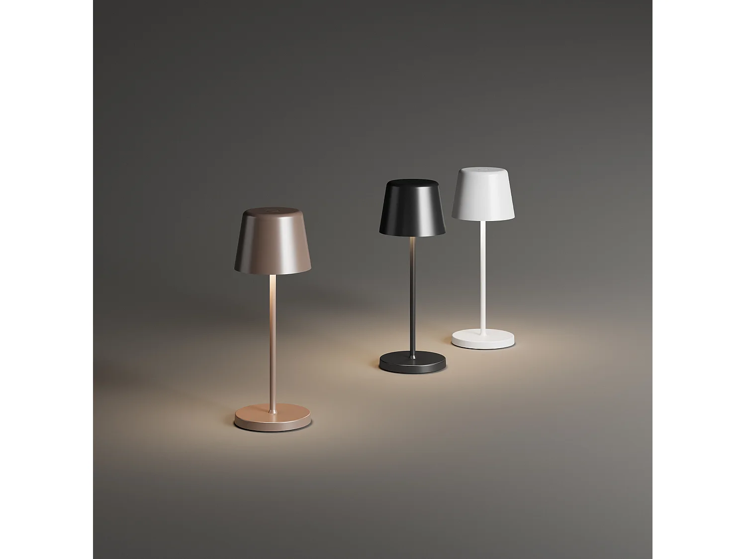 Ideal Lux CUTE Dimmbare tragbare LED-Außenlampe Kaffee 2200-2700K IP65