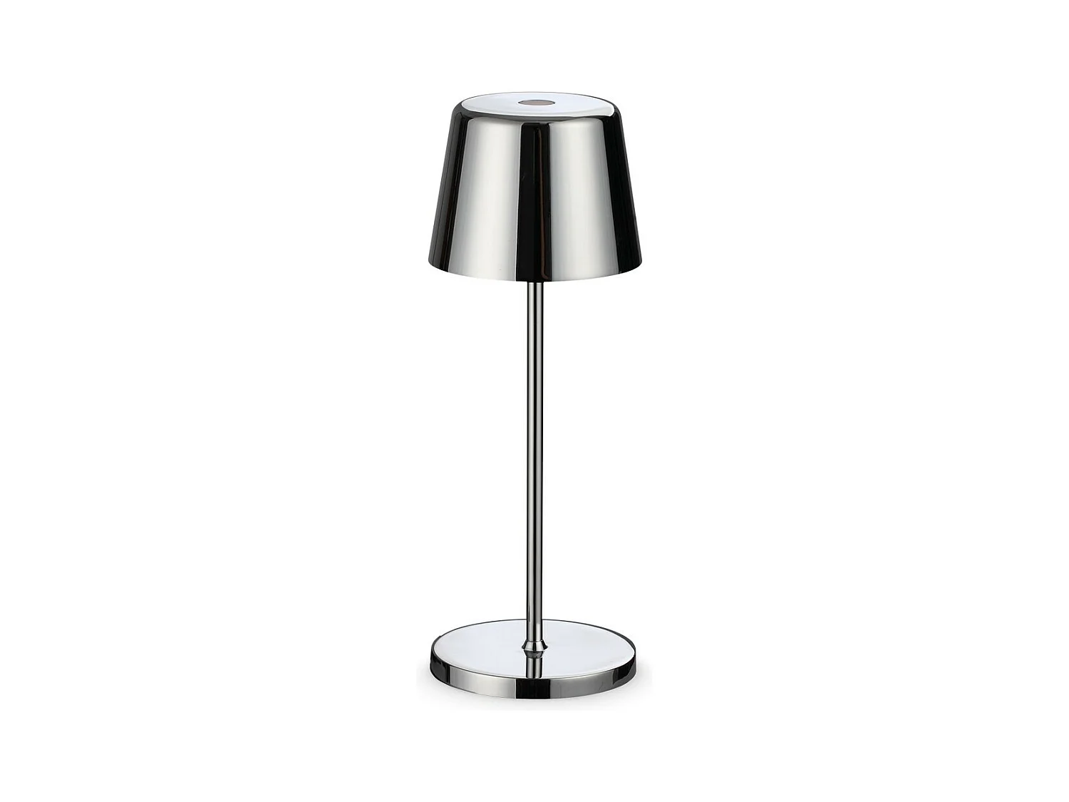 Ideal Lux CUTE Lampe portative d'extérieur à LED à intensité variable, chrome 2200-2700K IP65
