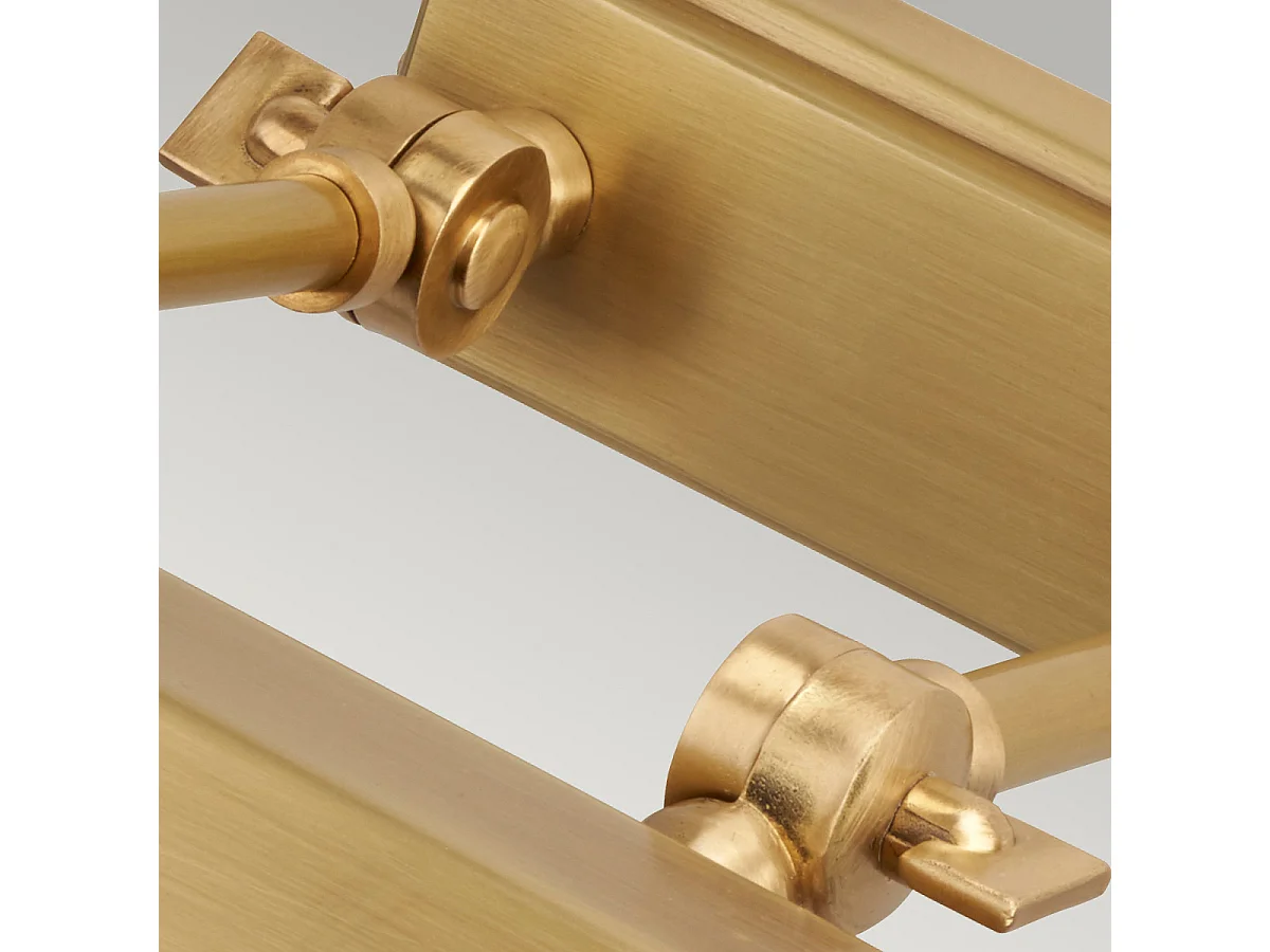 Elstead Chawton 1 ljus liten bild vägglampa mässing, E14