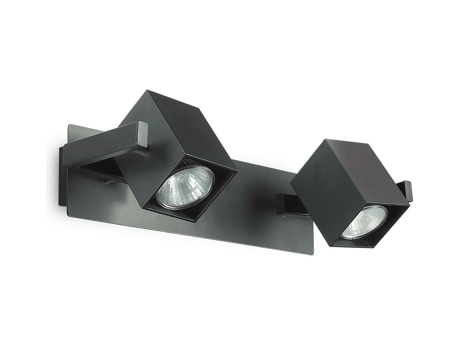 Ideal Lux Mouse Applique murale à 2 lumières, noir
