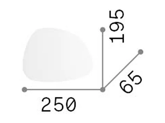 Applique a LED Decorativa Bianca, 3000K