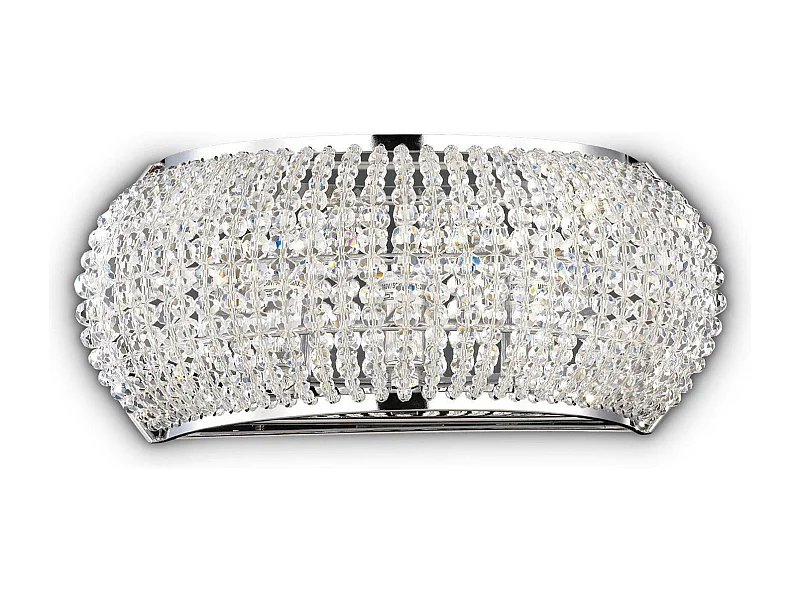 Ideal Lux Pasha' - Aplique de pared 3 luces Cromo