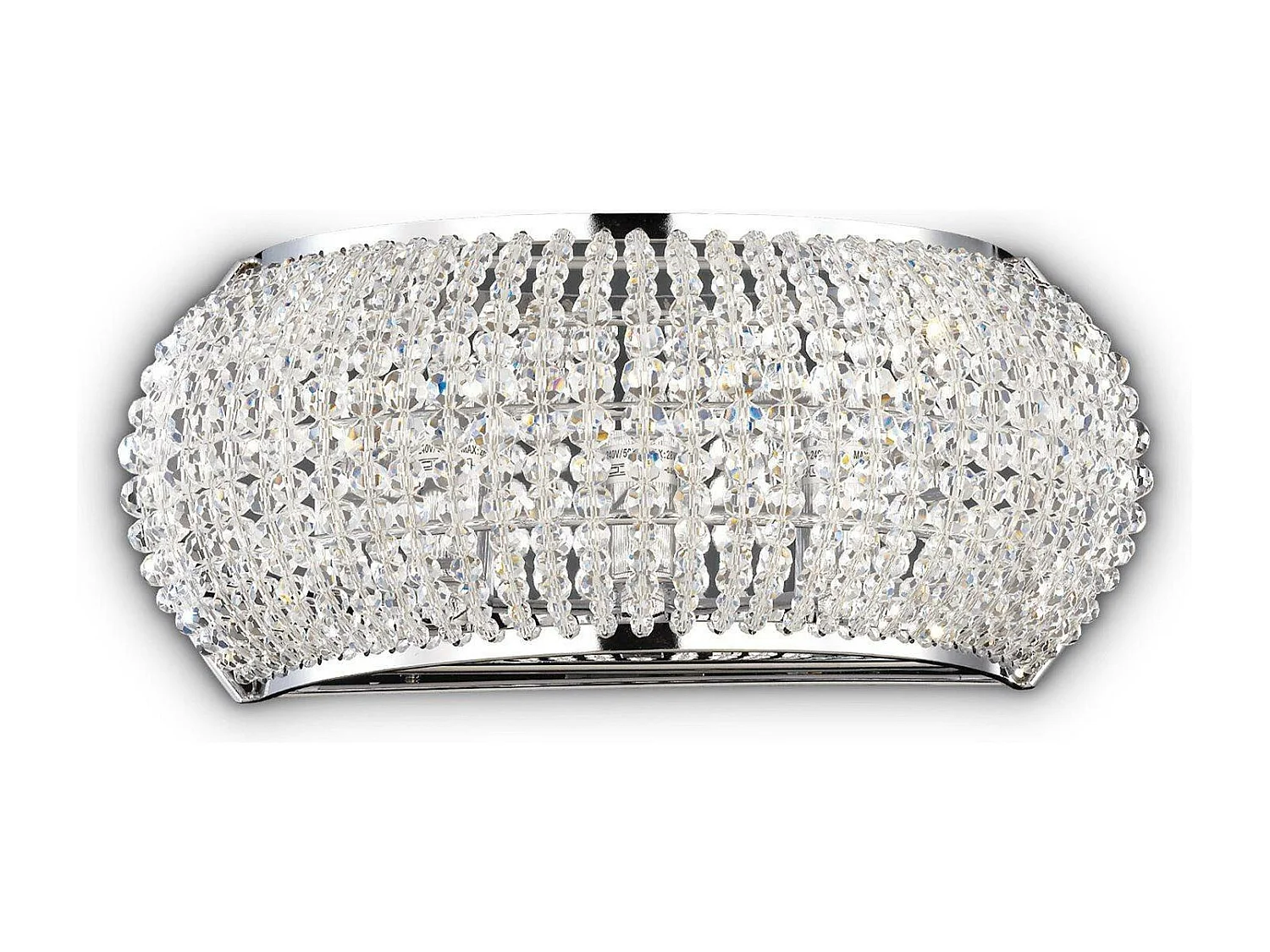 Ideal Lux Pasha' - 3 Licht Wandleuchte Chrom