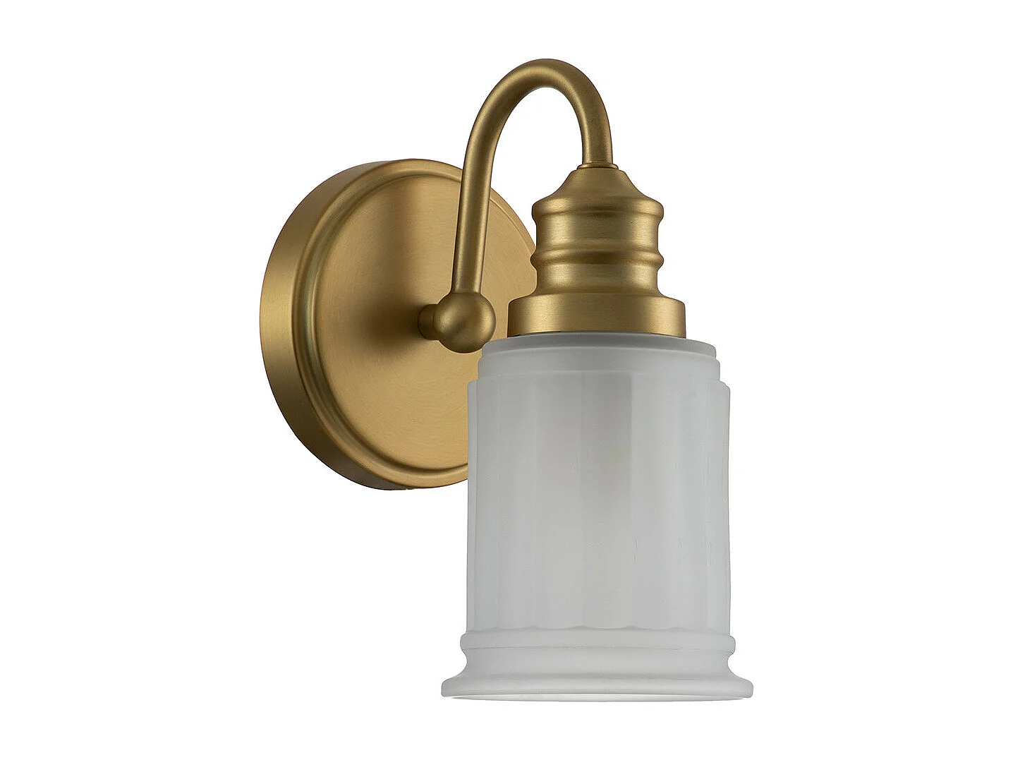 Elstead Quoizel Swell Lampada da parete in ottone spazzolato, IP44