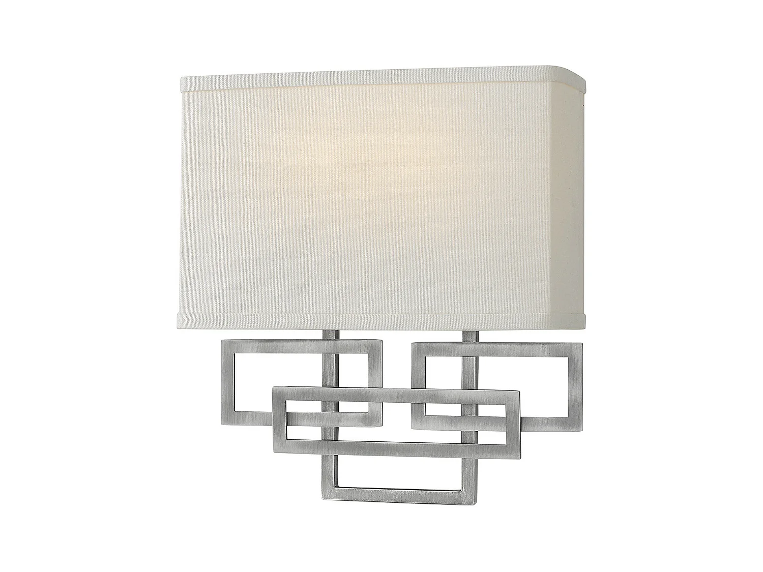 Elstead Lanza - 2 Licht Innenwandleuchte Nickel, E14