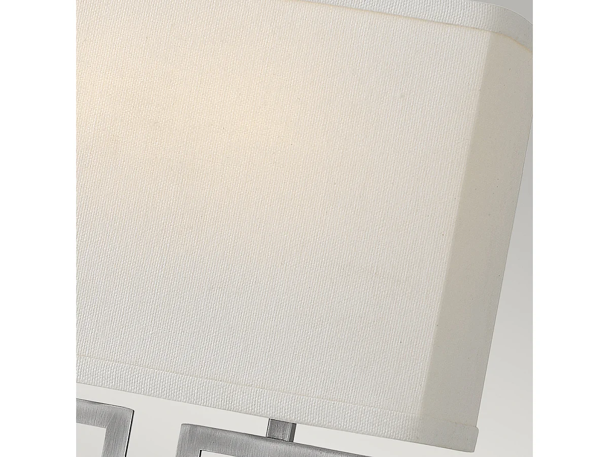 Elstead Lanza - 2 Licht Innenwandleuchte Nickel, E14