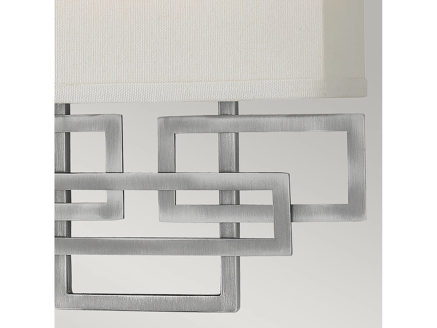 Elstead Lanza - 2 Licht Innenwandleuchte Nickel, E14