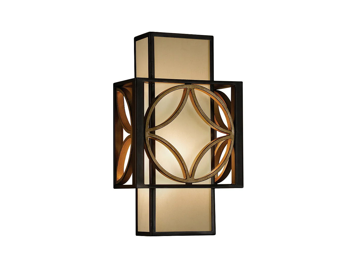 Elstead Remy - 1 Licht Innenwandleuchte Gold, Bronze