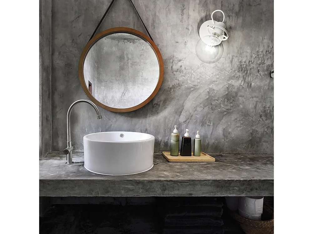 Ideal Lux Radio Applique murale à 1 lumière, blanc, E27