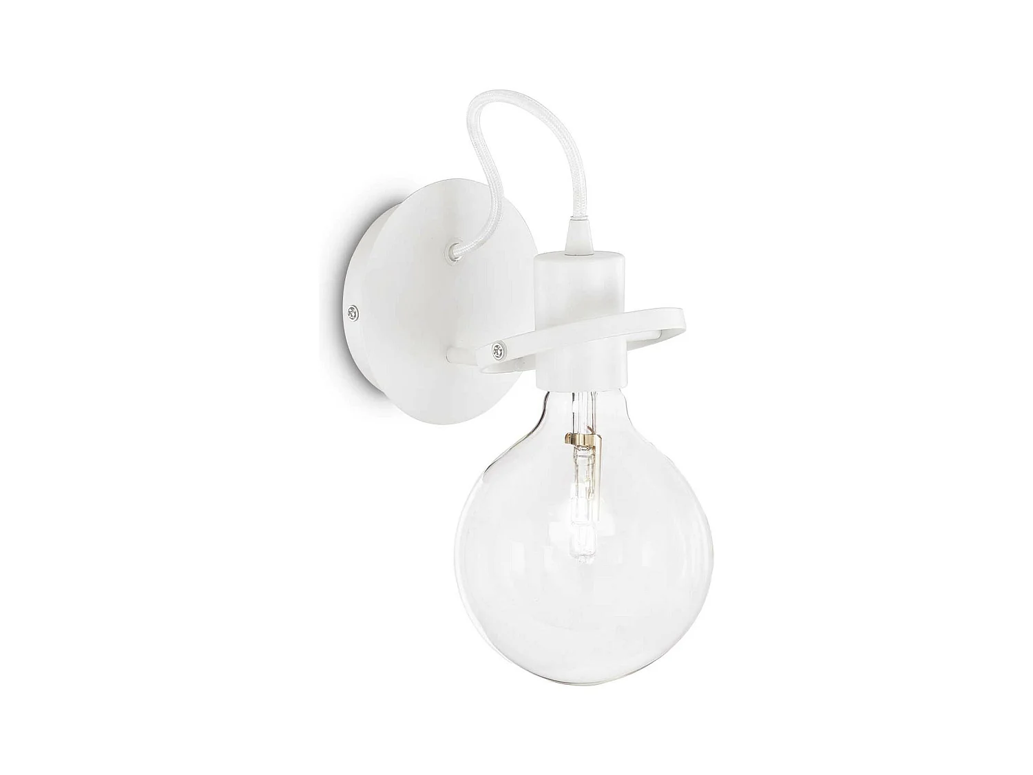 Ideal Lux Radio - 1 Licht Wandleuchte Weiß, E27