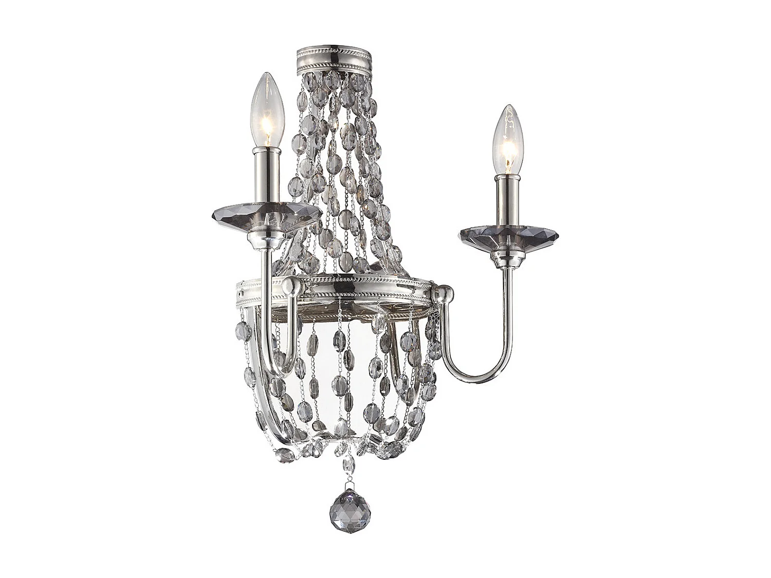 Elstead - 2 licht Indoor Candle Wandleuchte Nickel poliert, E14