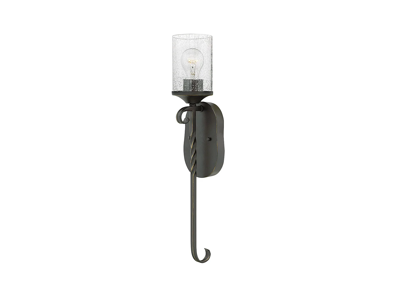 Casa Hinkley 1 licht Wandleuchte Olde Black